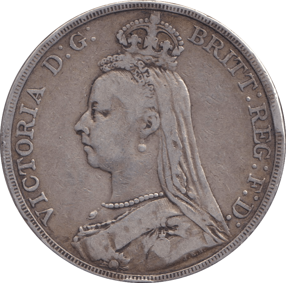 1889 CROWN ( FINE ) 3 - CROWN - Cambridgeshire Coins