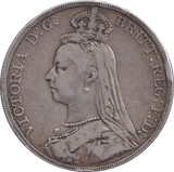 1889 CROWN ( FINE ) 3 - CROWN - Cambridgeshire Coins
