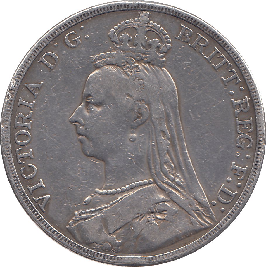 1889 CROWN ( FINE ) 3 - CROWN - Cambridgeshire Coins