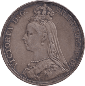 1889 CROWN ( FINE ) 4 - CROWN - Cambridgeshire Coins