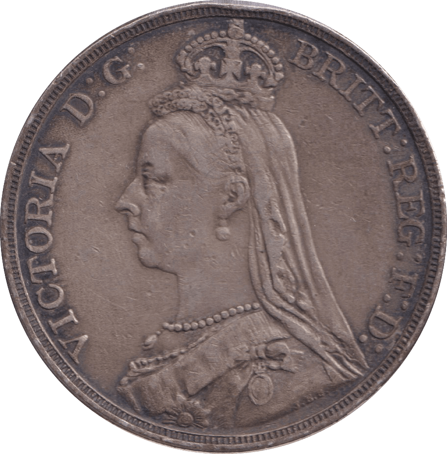 1889 CROWN ( FINE ) 4 - CROWN - Cambridgeshire Coins