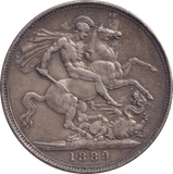 1889 CROWN ( FINE ) 4 - CROWN - Cambridgeshire Coins