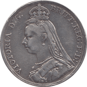 1889 CROWN ( FINE ) 4 - CROWN - Cambridgeshire Coins