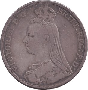 1889 CROWN ( FINE ) 5 - CROWN - Cambridgeshire Coins