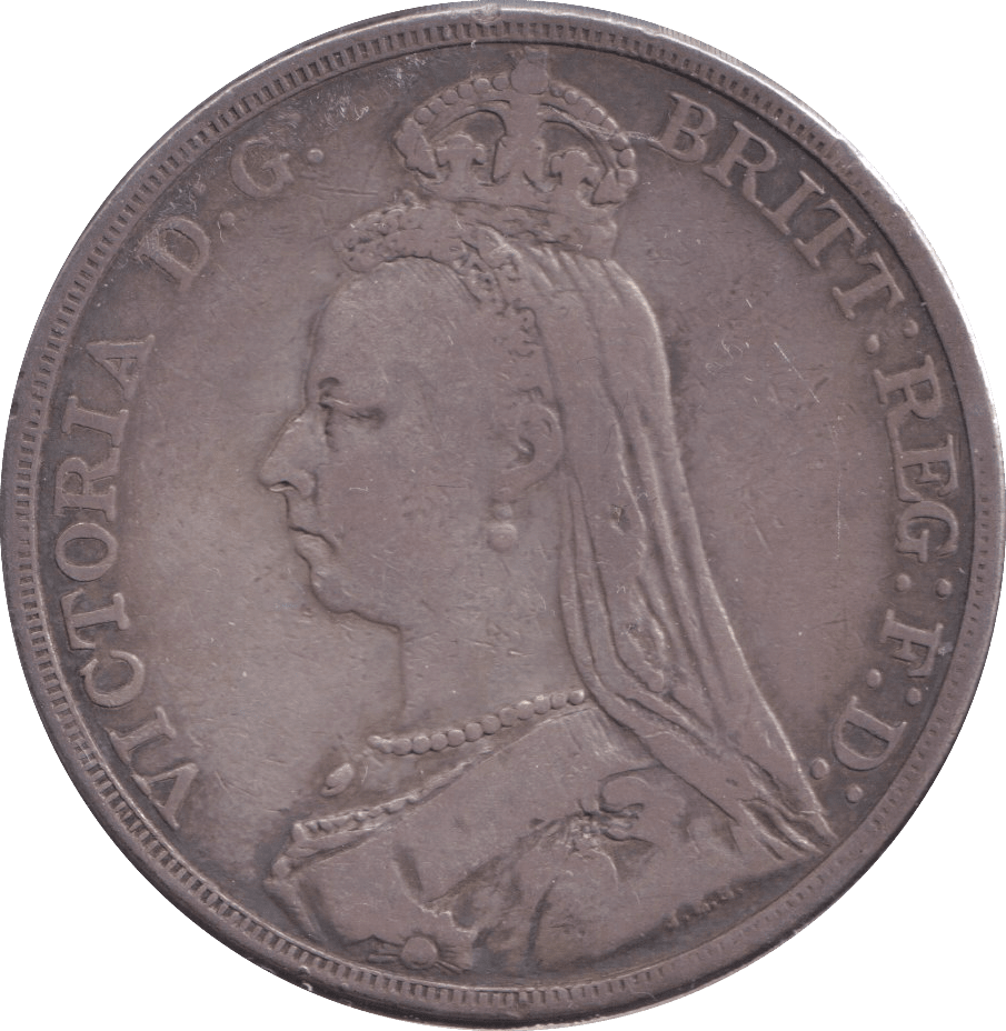 1889 CROWN ( FINE ) 5 - CROWN - Cambridgeshire Coins