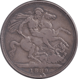 1889 CROWN ( FINE ) 5 - CROWN - Cambridgeshire Coins