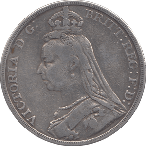 1889 CROWN ( FINE ) 6 - CROWN - Cambridgeshire Coins