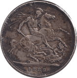 1889 CROWN ( FINE ) 6 - CROWN - Cambridgeshire Coins