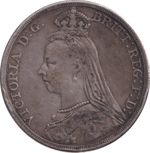 1889 CROWN ( FINE ) 6 - CROWN - Cambridgeshire Coins