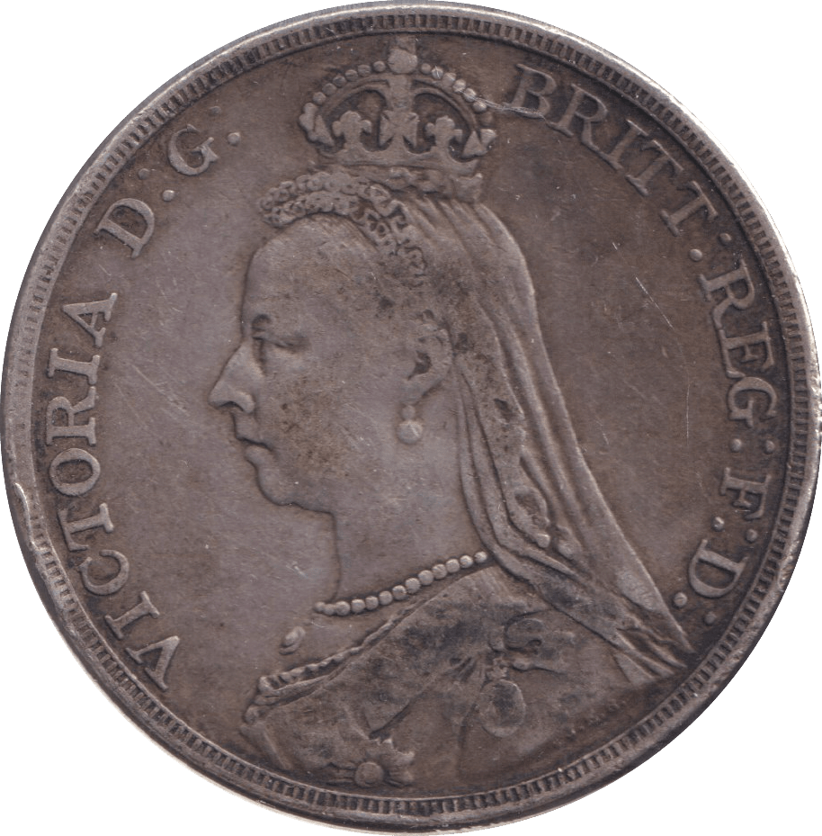 1889 CROWN ( FINE ) 6 - CROWN - Cambridgeshire Coins