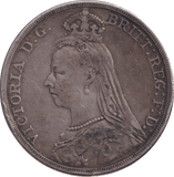 1889 CROWN ( FINE ) 6 - CROWN - Cambridgeshire Coins