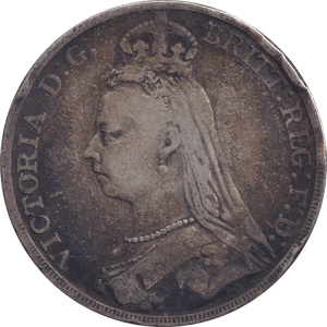 1889 CROWN ( FINE ) - CROWN - Cambridgeshire Coins