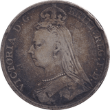 1889 CROWN ( FINE ) - CROWN - Cambridgeshire Coins