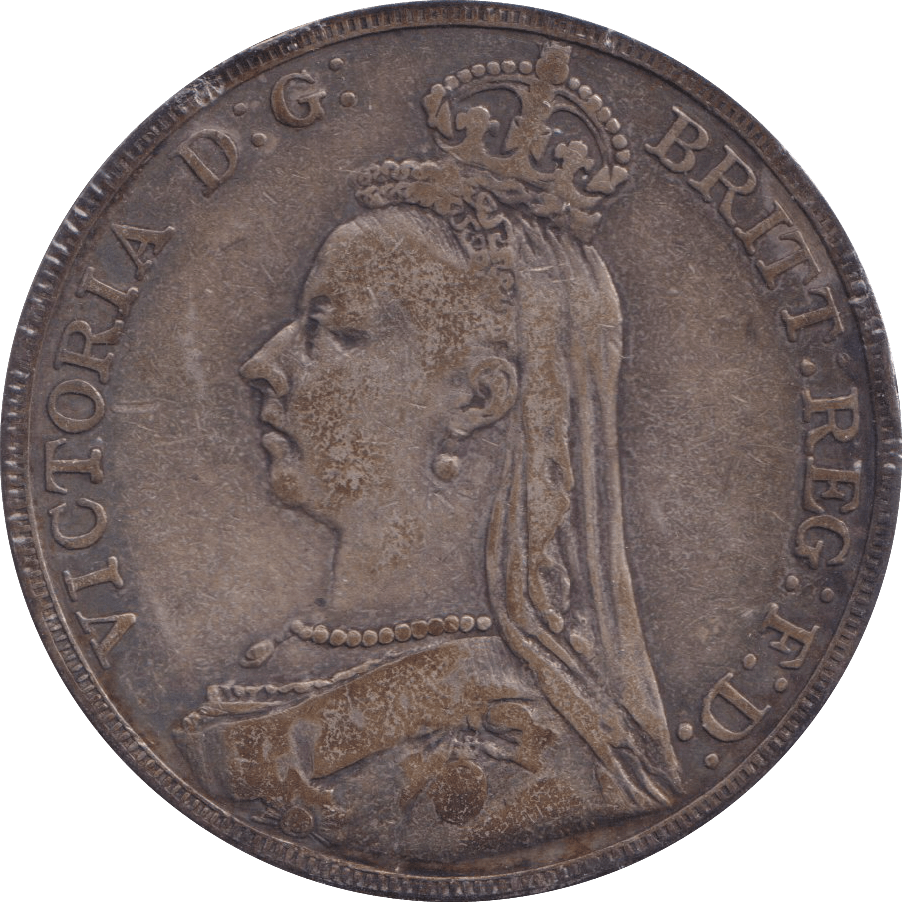 1889 CROWN ( FINE ) - CROWN - Cambridgeshire Coins