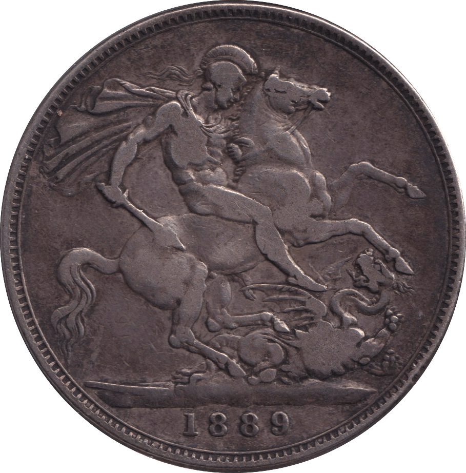 1889 CROWN ( FINE ) - CROWN - Cambridgeshire Coins