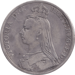 1889 CROWN ( FINE ) - CROWN - Cambridgeshire Coins