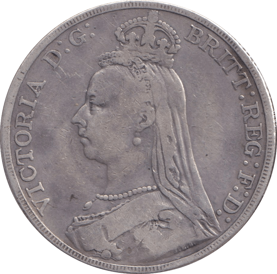 1889 CROWN ( FINE ) - CROWN - Cambridgeshire Coins