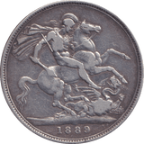 1889 CROWN ( FINE ) - CROWN - Cambridgeshire Coins