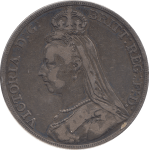 1889 CROWN ( FINE ) - CROWN - Cambridgeshire Coins