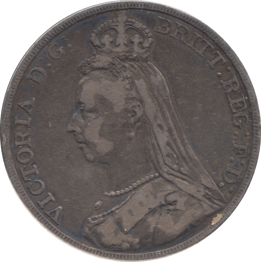 1889 CROWN ( FINE ) - CROWN - Cambridgeshire Coins