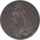 1889 CROWN ( FINE ) - CROWN - Cambridgeshire Coins