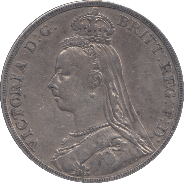 1889 CROWN ( FINE ) - CROWN - Cambridgeshire Coins