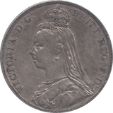1889 CROWN ( FINE ) - CROWN - Cambridgeshire Coins
