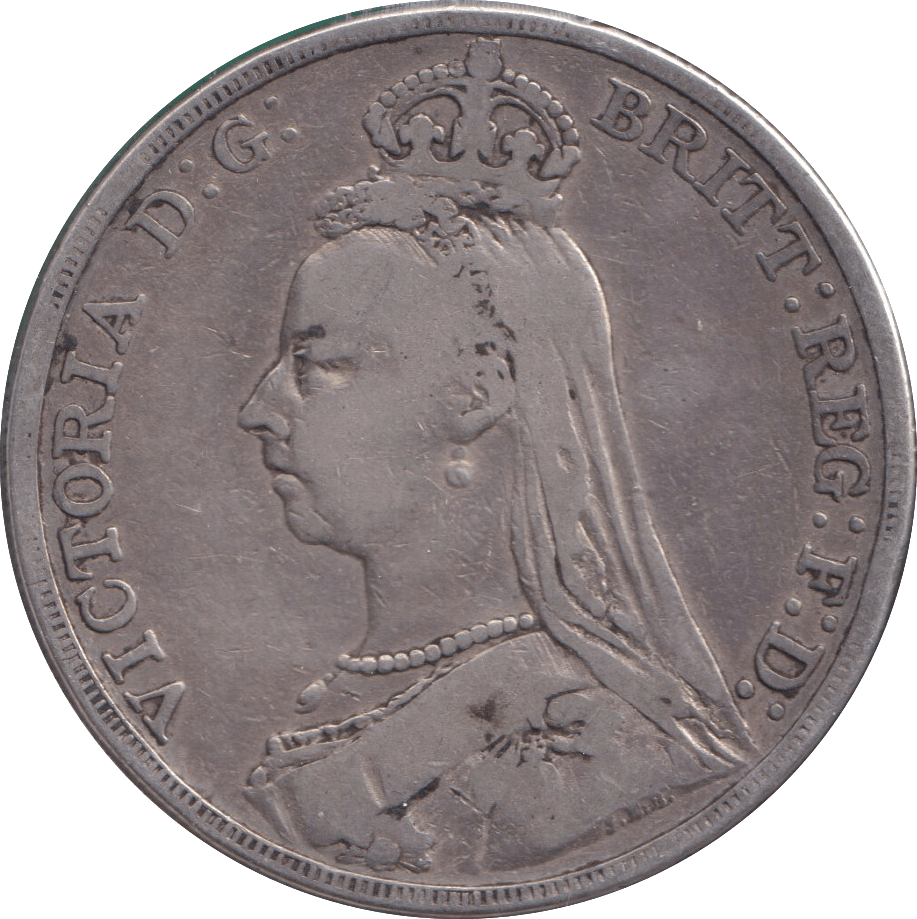 1889 CROWN ( FINE ) - CROWN - Cambridgeshire Coins