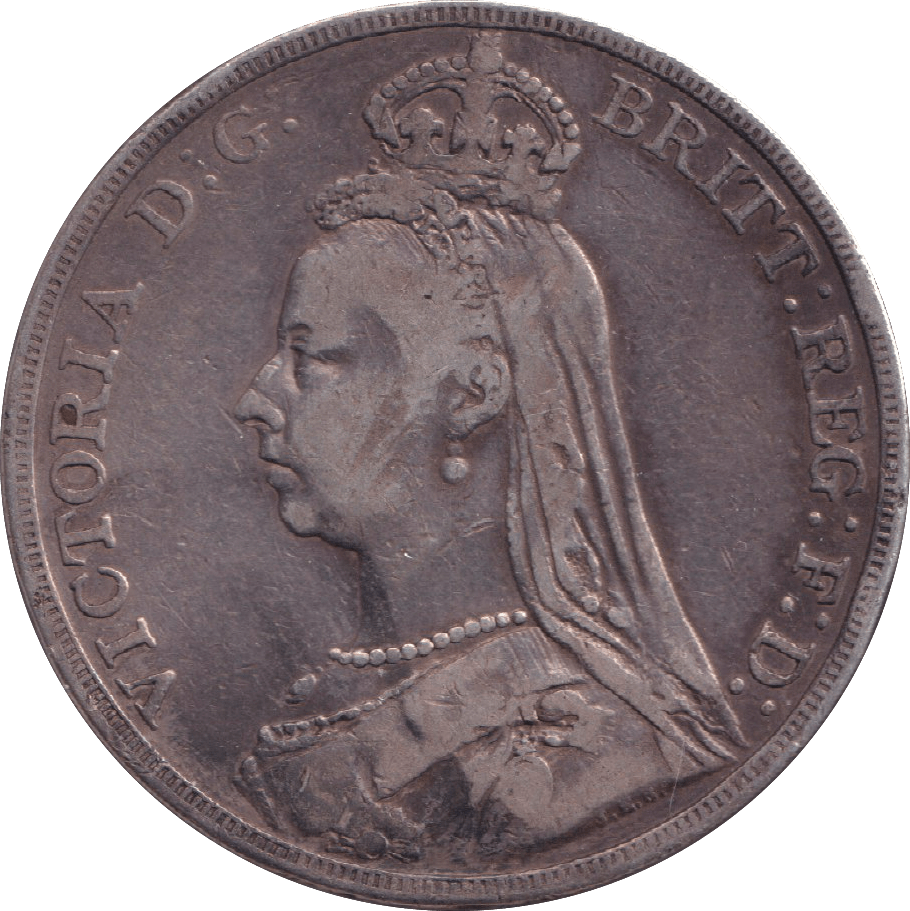 1889 CROWN ( FINE ) - CROWN - Cambridgeshire Coins