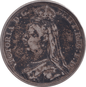 1889 CROWN ( FINE ) - CROWN - Cambridgeshire Coins
