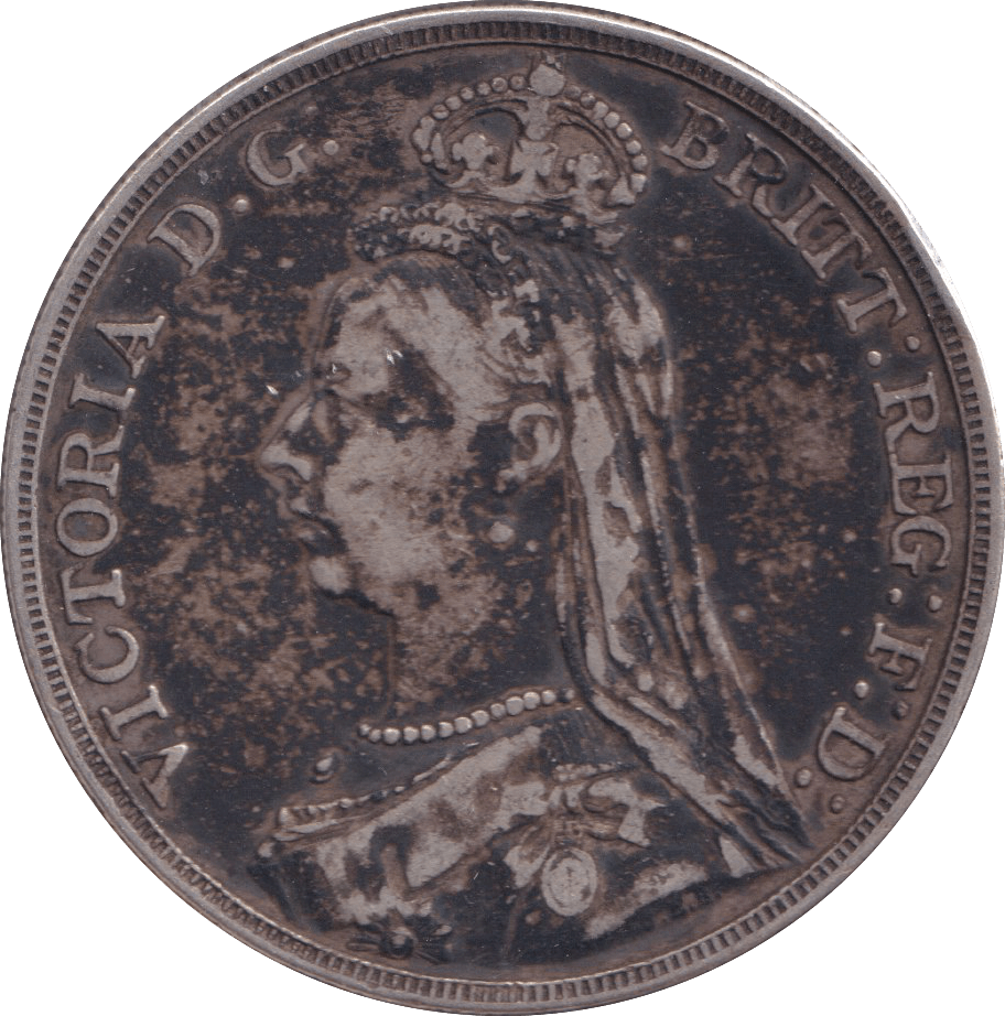 1889 CROWN ( FINE ) - CROWN - Cambridgeshire Coins