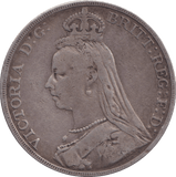 1889 CROWN ( FINE ) - CROWN - Cambridgeshire Coins