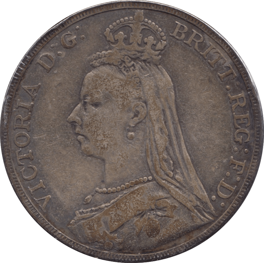1889 CROWN ( FINE ) - CROWN - Cambridgeshire Coins