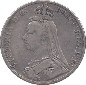 1889 CROWN ( FINE ) - Crown - Cambridgeshire Coins