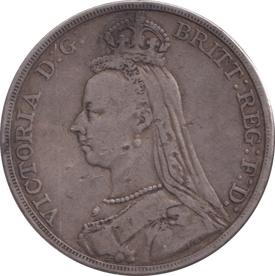1889 CROWN ( FINE ) - CROWN - Cambridgeshire Coins