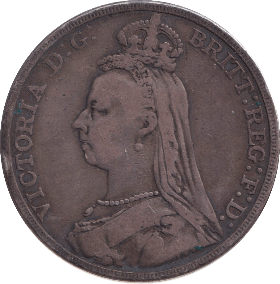 1889 CROWN ( FINE ) - CROWN - Cambridgeshire Coins