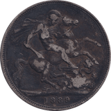 1889 CROWN ( FINE ) - CROWN - Cambridgeshire Coins