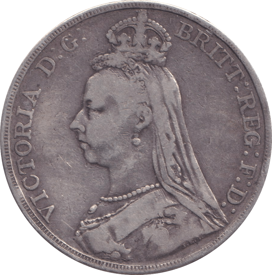 1889 CROWN ( FINE ) - CROWN - Cambridgeshire Coins