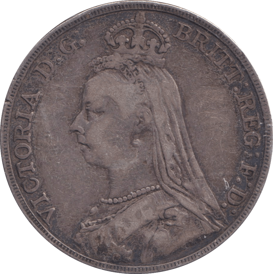 1889 CROWN ( FINE ) - CROWN - Cambridgeshire Coins
