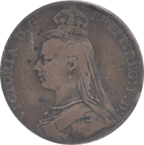 1889 CROWN ( FINE ) - CROWN - Cambridgeshire Coins