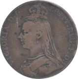 1889 CROWN ( FINE ) - CROWN - Cambridgeshire Coins