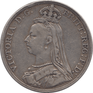 1889 CROWN ( FINE ) * - CROWN - Cambridgeshire Coins