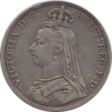 1889 CROWN ( FINE ) * - CROWN - Cambridgeshire Coins