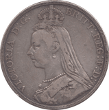 1889 CROWN ( FINE ) - CROWN - Cambridgeshire Coins