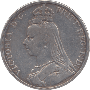 1889 CROWN ( FINE ) - CROWN - Cambridgeshire Coins