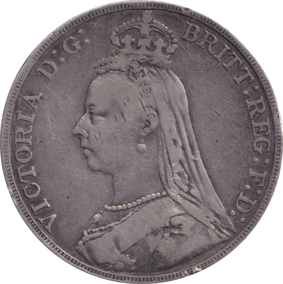 1889 CROWN ( FINE ) - CROWN - Cambridgeshire Coins