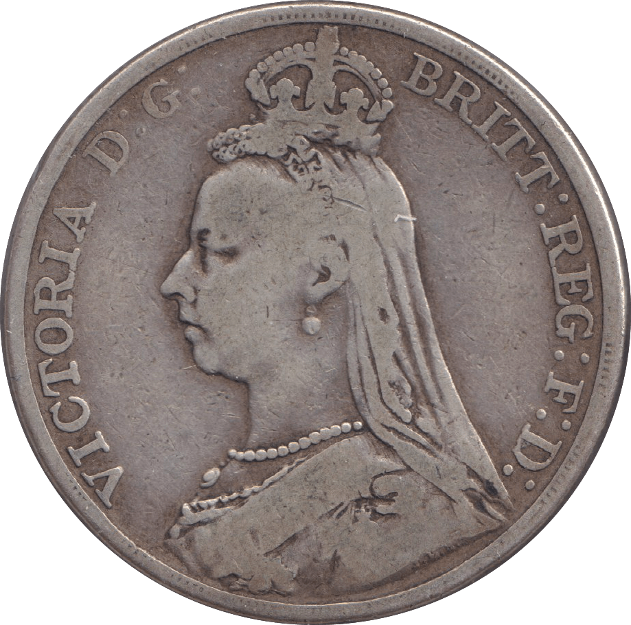 1889 CROWN ( FINE ) - CROWN - Cambridgeshire Coins