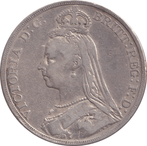 1889 CROWN ( FINE ) - CROWN - Cambridgeshire Coins