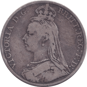 1889 CROWN ( FINE ) - CROWN - Cambridgeshire Coins