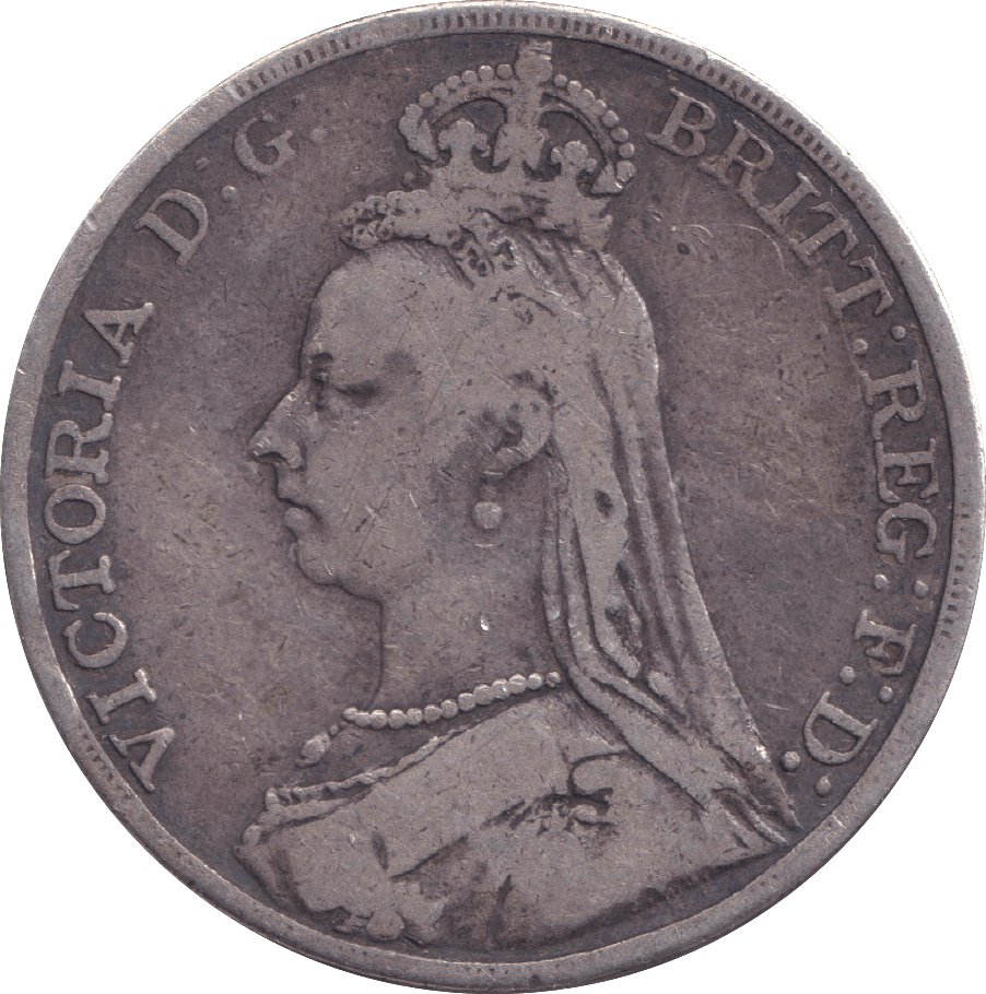 1889 CROWN ( FINE ) - CROWN - Cambridgeshire Coins